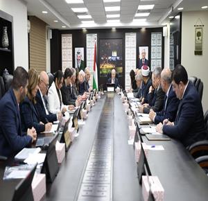 رئيس الوزراء محمد مصطفى يترأس جلسة الحكومة الاسبوعية